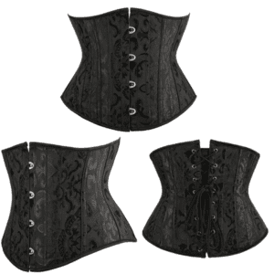 Women’s Lace Up Waist Clincher Short Steel Boned Corset